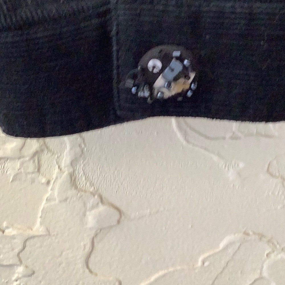 Rhinestone Collar Button Down Jacket - image 2